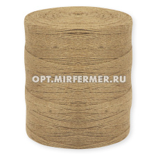 Шпагат джутовый "Супер" 2х нит.1120 (1250) текс по 500г/20