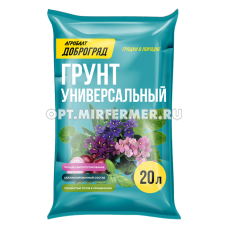 Грунт универсальный 20л Доброгряд 5/100 Агробалт