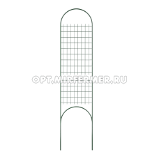 Шпалера Мелкая решетка, разборная, зеленая, h=2,2м, труба d=0,5м