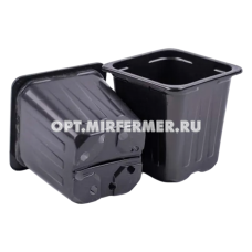Горшок для рассады V-0,2л. 7*7*7 квадр/формованный/40/3200 АмТр