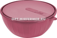 Салатник 5л S&S Vanilla с крышк. в ассорт./16 ПлР