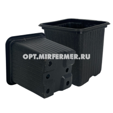 Горшок для рассады V-0,19л. 7*7*6,5 квадр/формованный/40/1800 А.К.