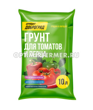 Грунт для томатов и перцев 10л Доброгряд 5/216 Агробалт