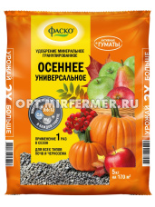 Осеннее 5кг 5М универсальное минеральное удобрение (NPK-3:6:12) 2/5/150 Фаско