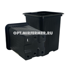 Горшок для рассады V-0,23л. 7*7*8 квадр/формованный/40/1800 А.К.