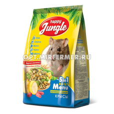 Корм д/крыс декоративных 400г Happy Jungle (Хеппи Джангл)/18