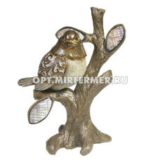 Фигурка декоративная Красивая птичка на ветке, L18 W18 H20,5 см