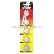 Батарейки Трофи CR2025-5BL ENERGY POWER Литиевые блистер 5 шт